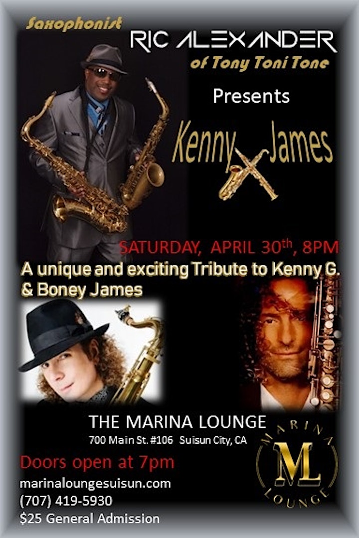 Marina Lounge and Ric Alexander Presents Kenny James Saxophonist image