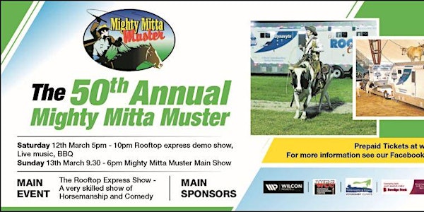 Mighty Mitta Muster 2022 50th Annual