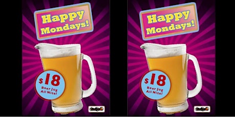 $18 Beer Jug! Mondays All Nite! primary image