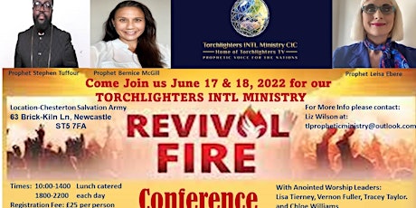 Torchlighters INTL Ministry Revival Fire Conference tickets