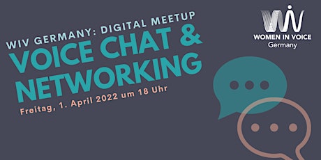 WiV Germany: Voice Chat & Networking