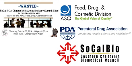 ASQ Food, Drug & Cosmetic Division shared event with PDA and SoCalBio primary image