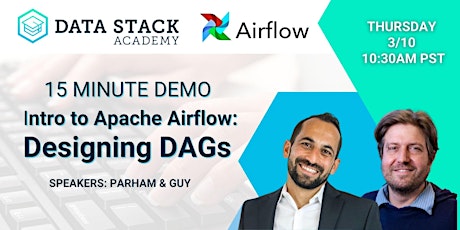 Intro to Apache Airflow: Designing DAGs | 15 MINUTE WORKSHOP