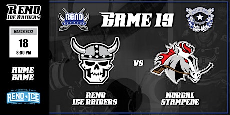Reno Ice Raiders vs NorCal Stampede
