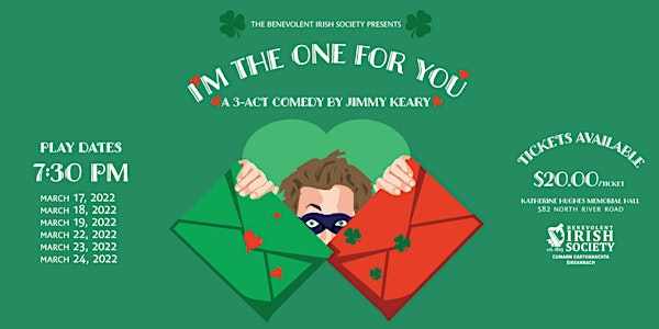 I'm the One for You  - a comedy in 3 acts by Jimmy Keary