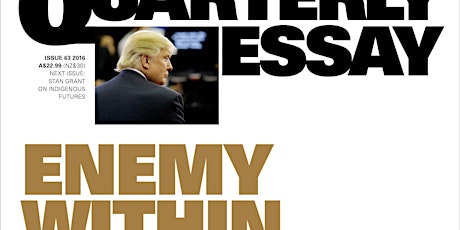 Author Talk - Don Watson on "QE63 Enemy Within American Politics in the Time of Trump primary image