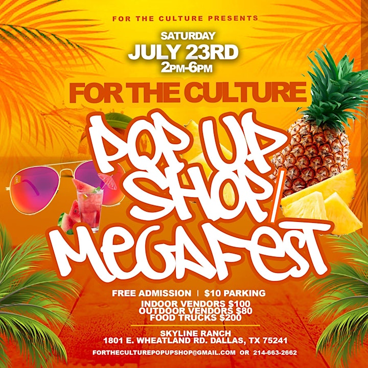 For The Culture Pop Shop/Mega Fest - Dallas Nightlife