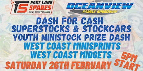 Stockcar and Superstock Dash for Cash, Youth Ministock Prize Dash primary image