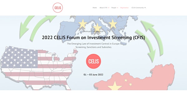 2022 CFIS - 2022 CELIS Forum on Investment Screening