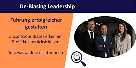 Hauptbild für kostenloser Info-Vortrag: De-Biasing Leadership