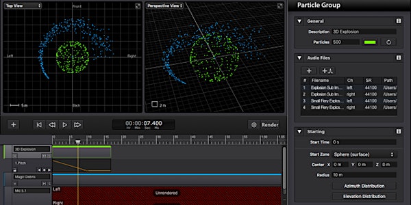 Immersive Sound Design with Sound Particles AMPS Members event