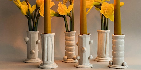 Kate Monckton Ceramics at Water Lane - Candlesticks and Bud Vases tickets