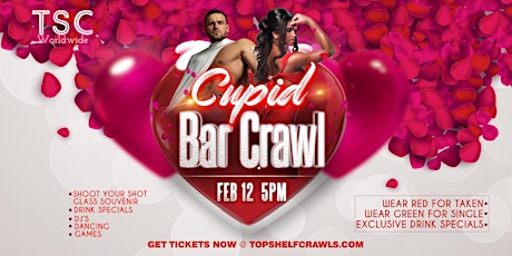 Cupid Bar Crawl - Greenville