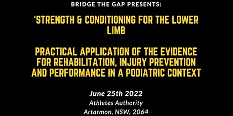 Sydney - Strength & Conditioning for Podiatrists (ASCA Approved Course) tickets