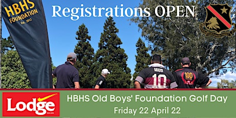 Lodge HBHS Old Boys' Foundation Golf Tournament primary image