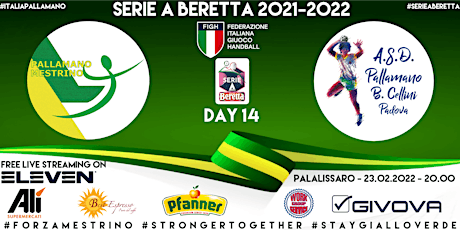 Immagine principale di SERIE A BERETTA, DAY 14: ALÌ-BEST ESPRESSO MESTRINO vs CELLINI PADOVA 