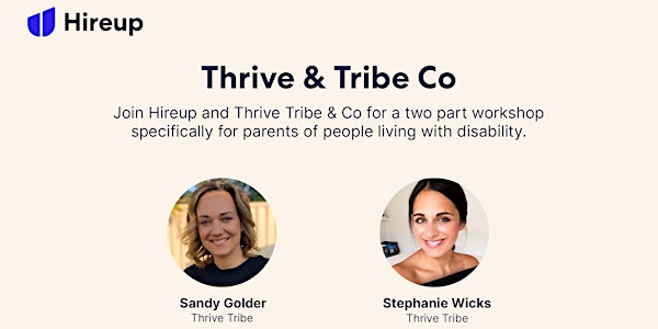 Thrive Tribe Workshop - connecting parents of people living with disability