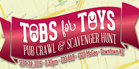 Tabs For Toys Pub Crawl & Scavenger Hunt  2016