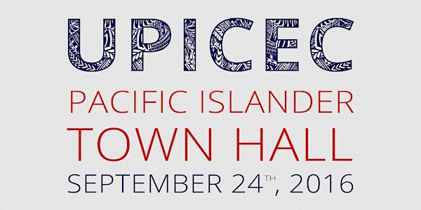 2016 Utah Pacific Islander Town Hall