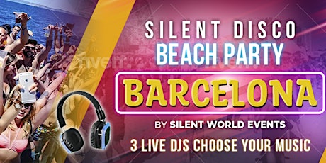 Image principale de SILENT DISCO BEACH PARTY BARCELONA