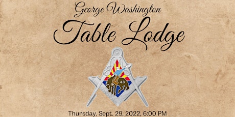 George Washington Table Lodge