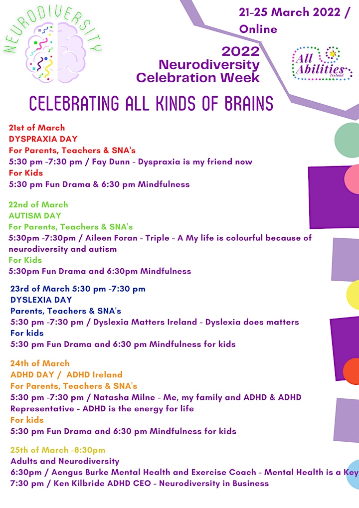 
		KIDS PART Neurodiversity Celebration Week image
