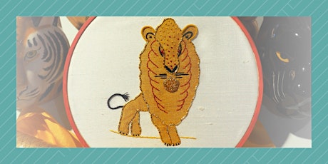 Hand Embroidery Workshop  - Gold Work Lion tickets
