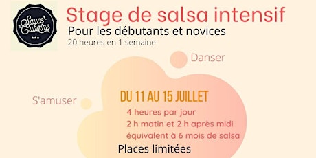 Imagen principal de Stage de Salsa pour novices et débutants intensif - Sauce Cubaine