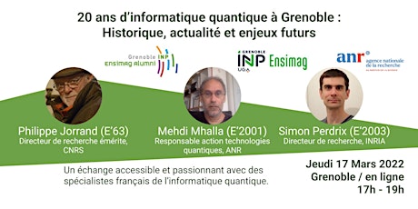 20 ans d'informatique quantique à Grenoble : Historique, actualité, enjeux