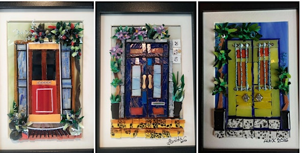 Caribbean Mosaics Workshop- Taller de puertas Caribeñas en Mosaico
