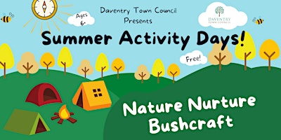 Free Bushcraft Session with Nature Nurture Daneholme Pk Daventry (ages 6 +)