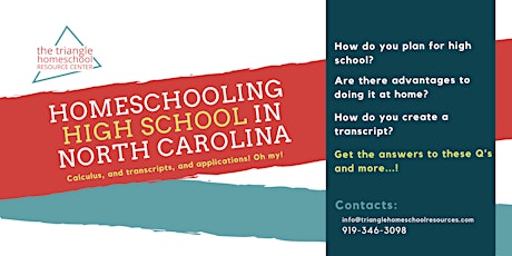 Homeschooling High School in North Carolina primary image