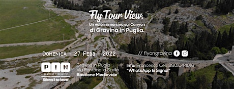 Tour Fly View, un volo immersivo sul Canyon di Gravina in Puglia
