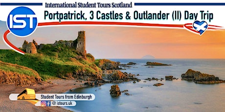 Outlander (II): Portpatrick, 3 Scottish Castle and West Coast Day Trip