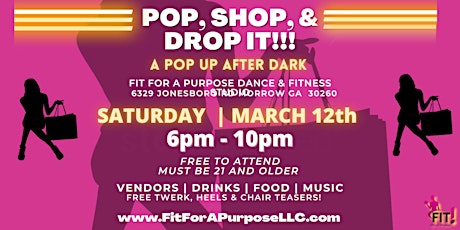 Pop, Shop, & Drop It - Pop Up Shop! primary image