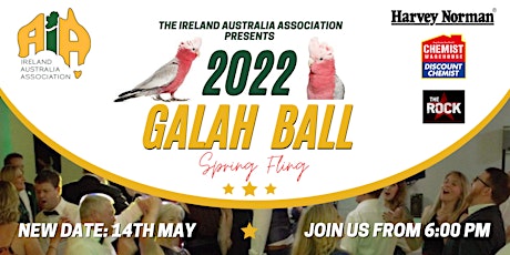 Imagem principal do evento 2022 Ireland Australia Association Galah Ball