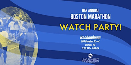 HAF 2022 Boston Marathon Watch Party primary image