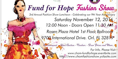 Clarita's House Outreach Ministry "FUND FOR HOPE" Fashion Show Luncheon