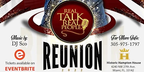 Real Talk Reunion Show primary image