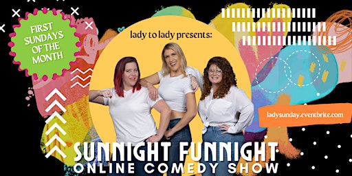 SunNight FunNight Comedy LIVE on ZOOM!