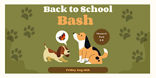 Back To School Bash! (Admission is free, tickets are for vendors only!)