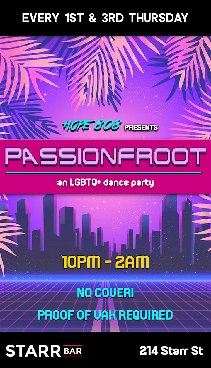 PASSIONFROOT - A QUEER DANCE PARTY image