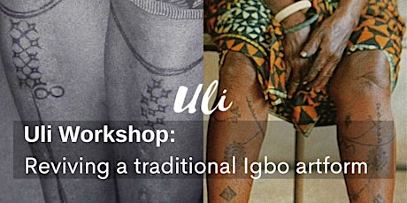 Uli Workshop - Learn to draw Uli ( A Traditional Igbo Art Form)