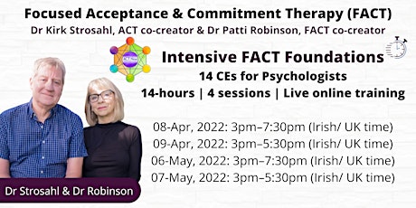 Focused Acceptance & Commitment Therapy | Dr Strosahl & Dr Robinson | 14-hr primary image