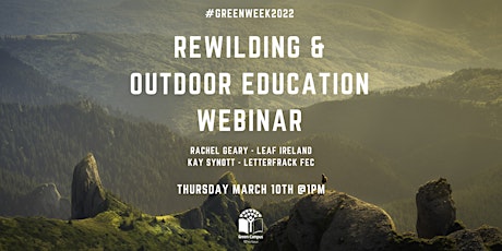 Green Week - Rewilding and Outdoor Education Webinar primary image