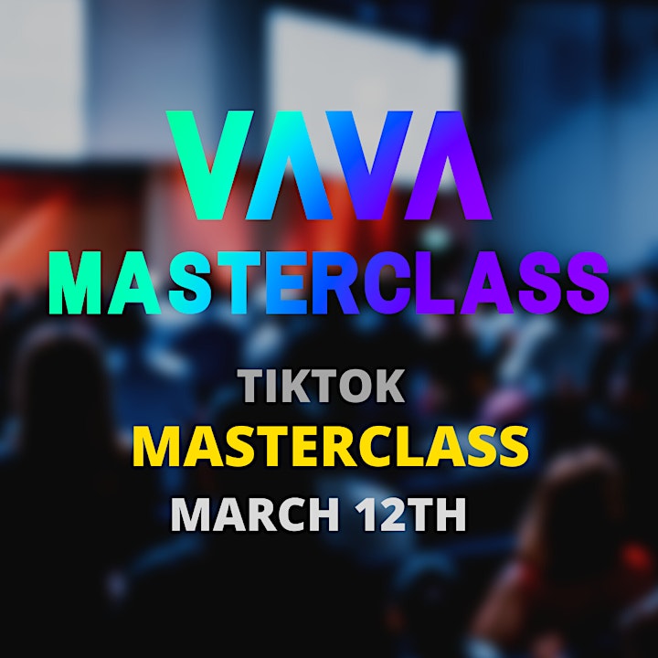VAVA Masterclasses: TikTok image