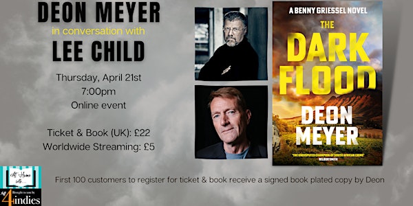 Deon Meyer no 1 bestselling author & screenwriter interviewed by Lee Child