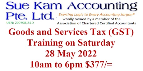 Primaire afbeelding van Goods and Services Tax (GST) Training