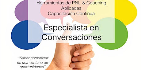 Imagen principal de Curso "Especialista en Conversaciones" PNL & Coaching Aplicado
