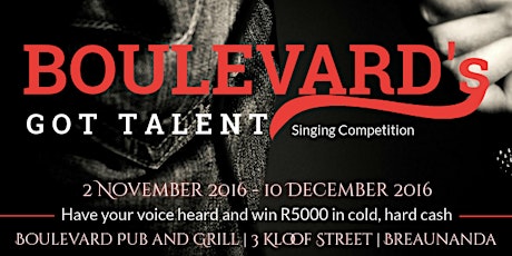 Boulevard's Got Talent - Singing Competition primary image